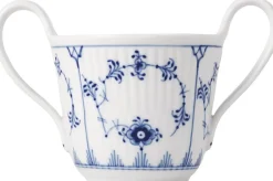 Clearance Musselmalet Riflet babykop, 13 cl. Børn Børneservice