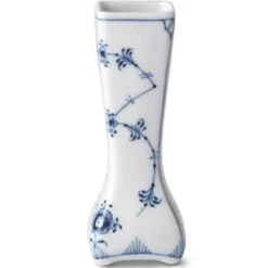 Royal Copenhagen Vaser & Urtepotteskjulere>MUSSELMALET RIFLET LILLE VINTAGE VASE 12 CM