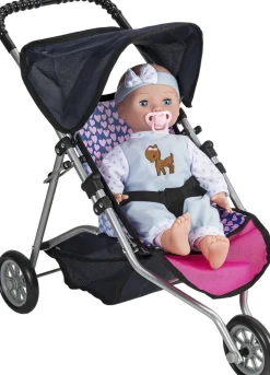 Børn MY BABY LOVE Dukker & Tilbehør>MY BABY JOGGINGVOGN BLÅ