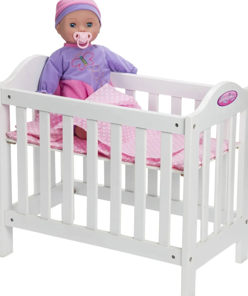 Børn MY BABY LOVE Dukker & Tilbehør>MY BABY TRÆTREMMESENG