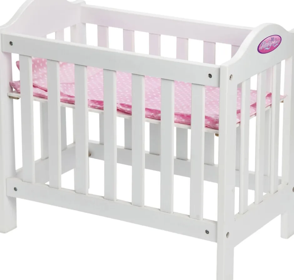 Børn MY BABY LOVE Dukker & Tilbehør>MY BABY TRÆTREMMESENG