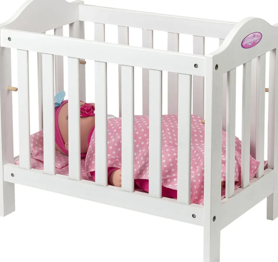 Børn MY BABY LOVE Dukker & Tilbehør>MY BABY TRÆTREMMESENG