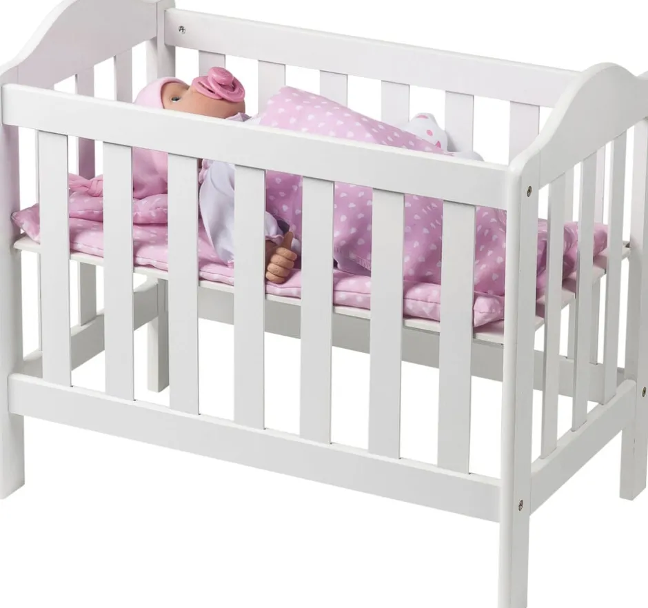 Børn MY BABY LOVE Dukker & Tilbehør>MY BABY TRÆTREMMESENG