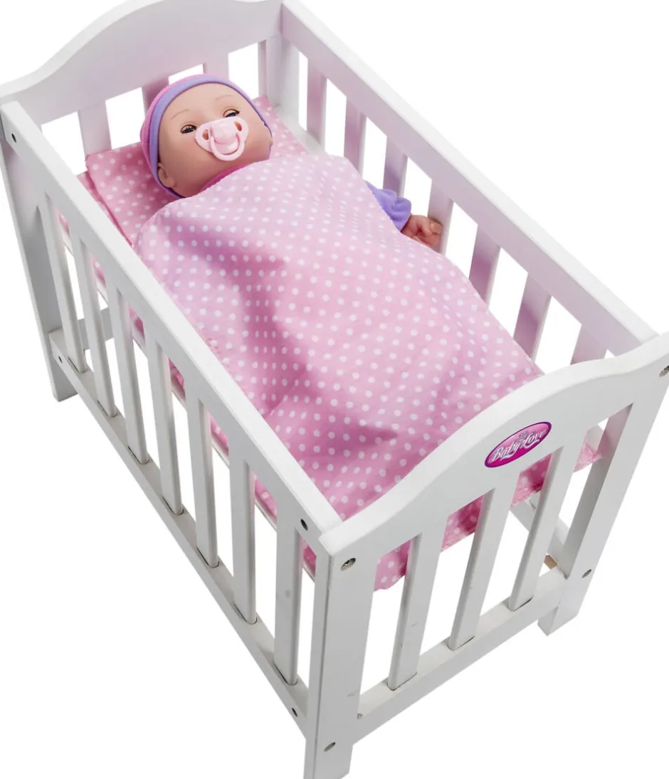 Børn MY BABY LOVE Dukker & Tilbehør>MY BABY TRÆTREMMESENG