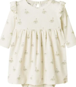 Børn Lil' Atelier Kjoler>NBFGAVO EGE LS BODY DRESS LIL