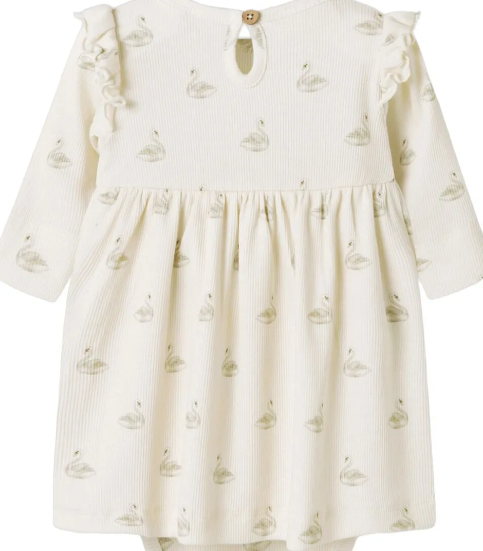 Børn Lil' Atelier Kjoler>NBFGAVO EGE LS BODY DRESS LIL