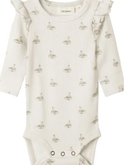 Børn Lil' Atelier Bodies>NBFGAVO EKO LS SLIM BODY LIL NOOS