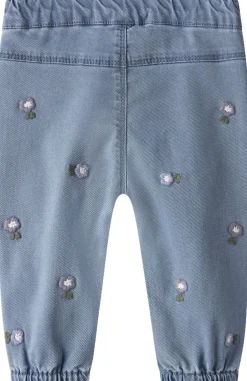 Børn Name It Underdele>NBFROSE SHAPED R EMB JEANS 5321-YB