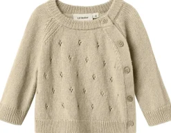 NBNNALIO WOOL LS WRAP KNIT LIL-Lil' Atelier Best