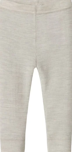New NBNWAX WOOL RIB LEGGING NOOS Børn Underdele