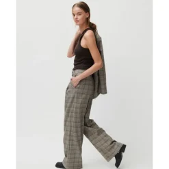 2ND Mylos - Checked Suiting Dame Jeans