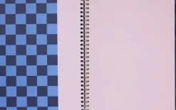 Best NELA notebook - Large, Blue check Kontorartikler