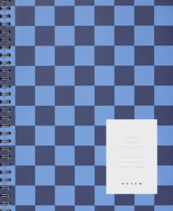 Best NELA notebook - Large, Blue check Kontorartikler