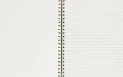 NELA notebook - Medium, Orange check-Notem New