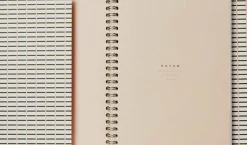 Notem Kontorartikler>NELA Wirebound Spiral Notebook - Medium, grøn