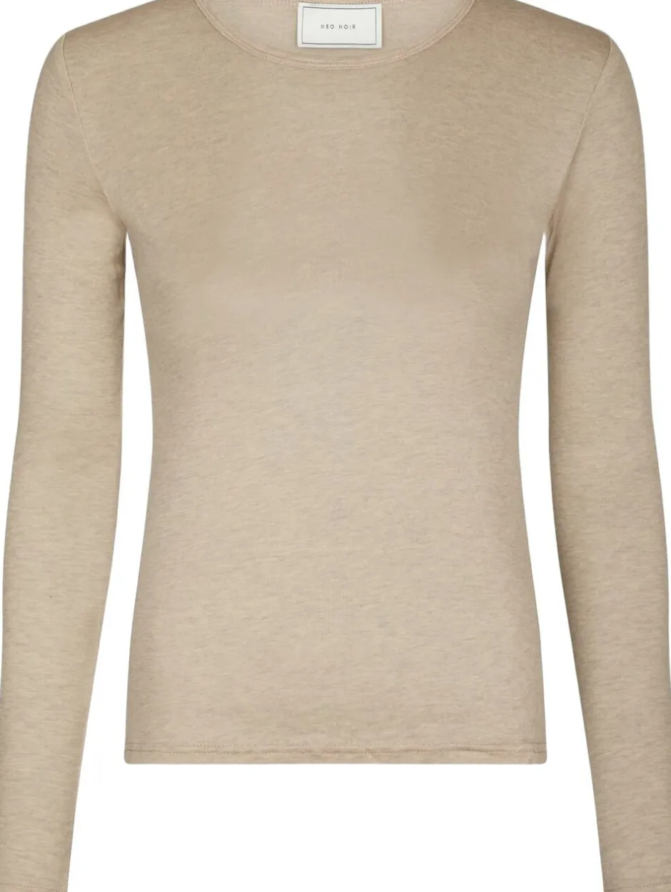 Nella Fine Rib Blouse Dame T-Shirts & Toppe