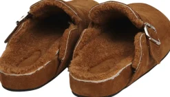 Clearance NESSO - SKIN MULES WITH ADJUSTABLE BUCKET Dame Slip-Ons