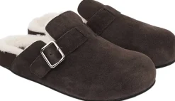 NESSO - SKIN MULES WITH ADJUSTABLE BUCKET-Lovelies Clearance