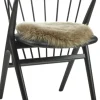 NATURES Collection Skind>New Zealand Sheepskin, Seat Cover, Long-Wool, Round 34cm