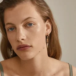 Dame Pilgrim Smykker|Smykker>NIYA recycled freshwater pearl earrings gold-plated