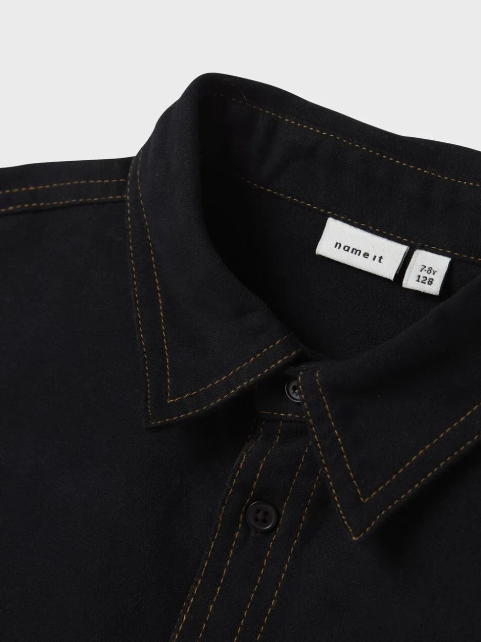 NKMNEWTON LS OVERSHIRT Børn Overtøj