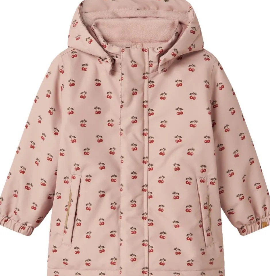 Børn Lil' Atelier Overtøj>NMFLASNOW10 JKT FO AOP1 LIL