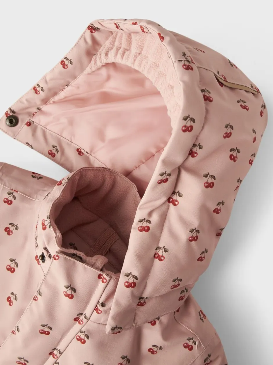 Børn Lil' Atelier Overtøj>NMFLASNOW10 JKT FO AOP1 LIL