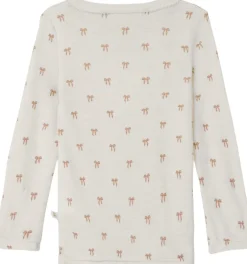 Sale NMFNALU WO/MO LS SLIM TOP LIL Børn Uld