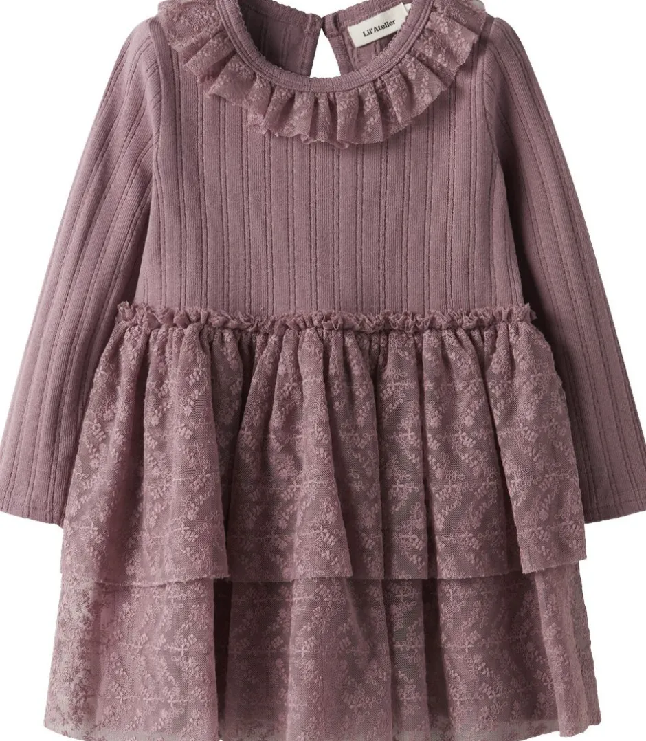 Børn Lil' Atelier Kjoler>NMFROBELLE LS DRESS LIL