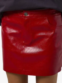 Dame Noisy may Nederdele>NMKANE NW VINYL SHORT SKIRT