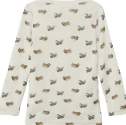Online NMMNALU WO/MO LS SLIM TOP LIL Børn Uld