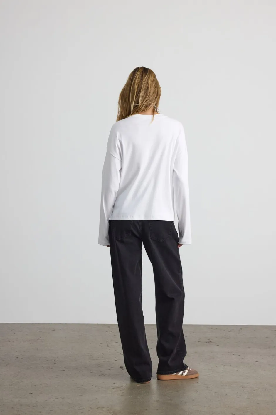 Dame Noisy may T-Shirts & Toppe>NMMOCCA L/S REGULAR FIT TOP JRS FWD