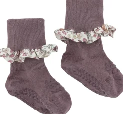 Discount Non-slip socks - Bamboo / Liberty Børn Strømper & Strømpebukser