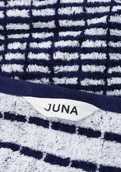 Nuance Håndklæde 70x140 cm mørk blå/hvid-Juna New