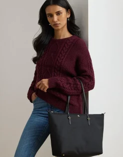 Best Nylon Large Keaton Tote Bag Dame Skuldertasker