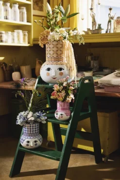 Hot Olga Vase H20 cm blå Vaser & Urtepotteskjulere