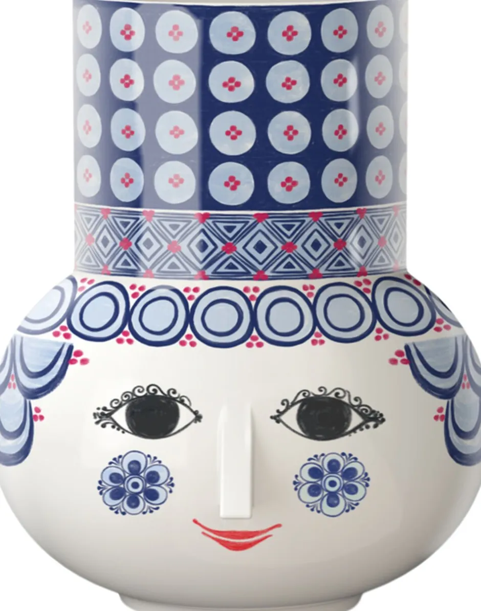 Hot Olga Vase H20 cm blå Vaser & Urtepotteskjulere