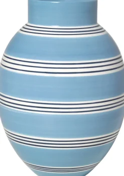 Outlet Omaggio Nuovo Vase H30 mellem blå Vaser & Urtepotteskjulere