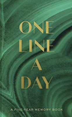 One Line a Day - Green w/Gold-New Mags Sale