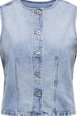 ONLAYA S/L FITTED DNM VEST TAI-ONLY