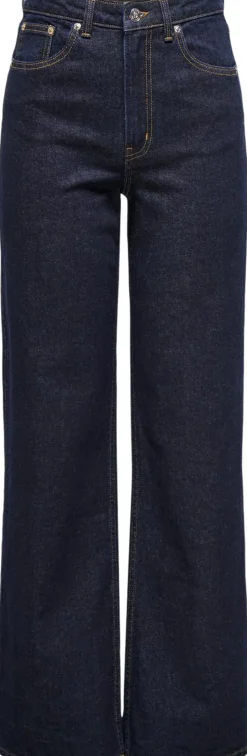 Dame ONLY Jeans>ONLJUICY HW WIDE RINSE DNM MAS763 N