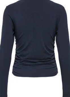 ONLMIRA LIFE L/S RUCHING TOP JRS NO-ONLY Outlet