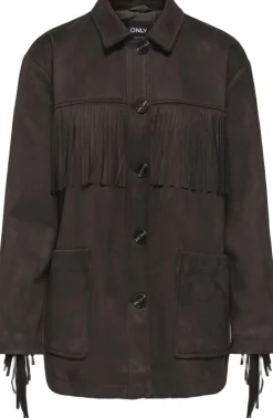 ONLWILLA FRINGES FAUX SUEDE JACKET-ONLY Hot