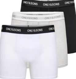 Only & Sons Undertøj>ONSBASIC SOLID BOXER 3PACK NOOS
