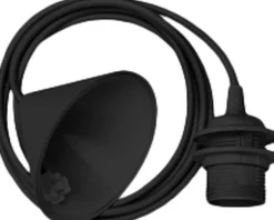 Ophæng Sort tekstilledning Ã 11cm, L: 2,1m-UMAGE New