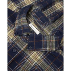 Hot Organic Cotton Checked Flannel Shirt GOTS Skjorter