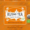 Kusmi Tea Te>Organic English Breakfast - Box of 20 muslin tea bags - 40gr