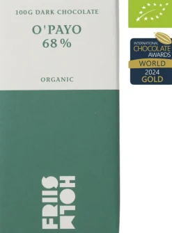 Organic O'payo 68% 100 g økologisk Chokolade
