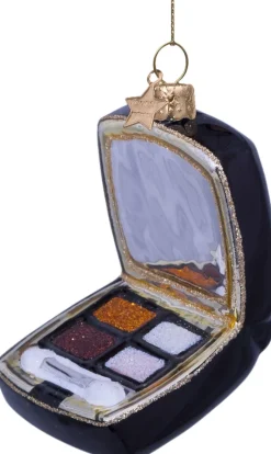 Vondels Juletræspynt>Ornament glass eyeshadow palette H7. 5cm