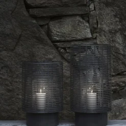 Best Outdoor lantern -OLEA- Colour Gunmetal Size L Lanterner